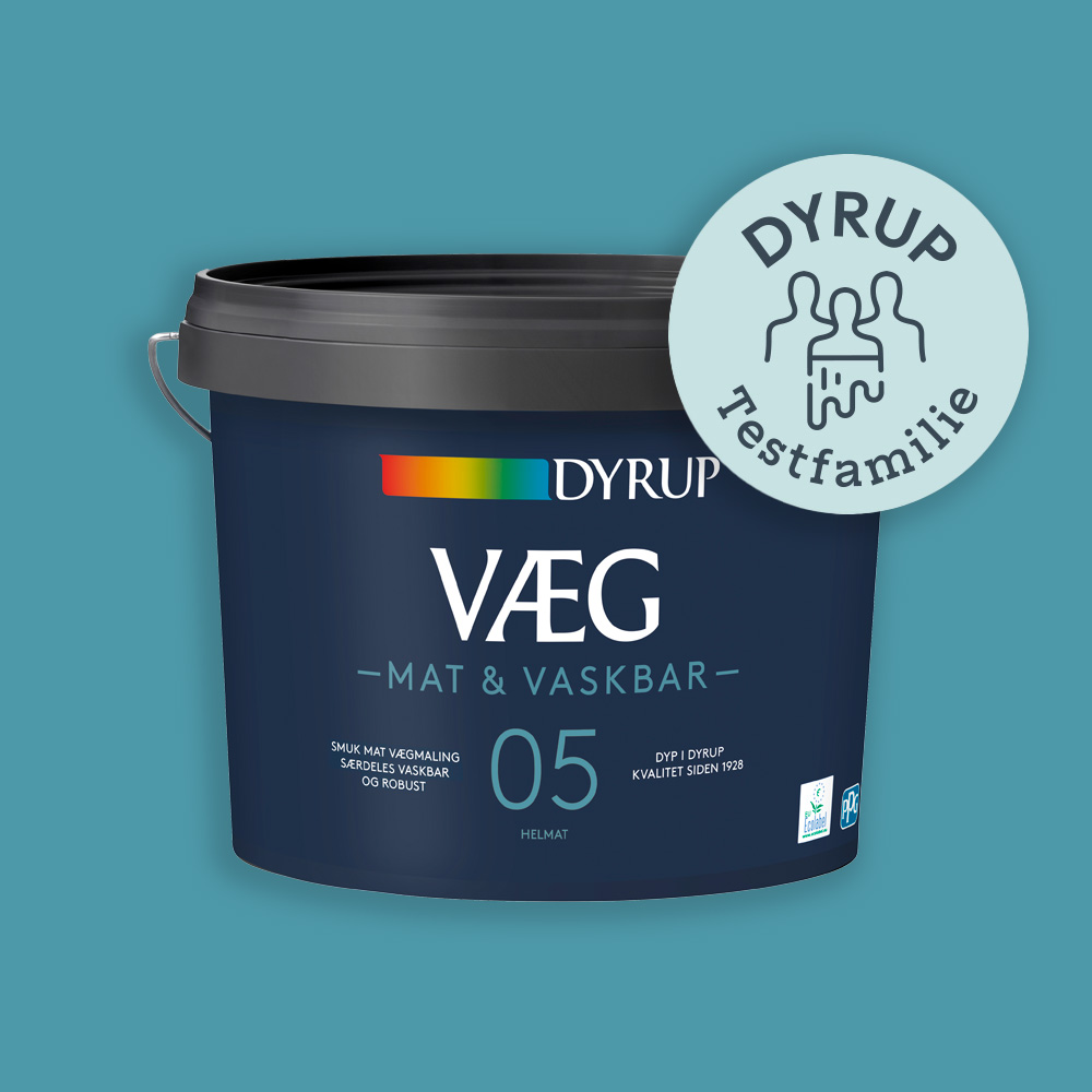 Mat & Vaskbar vægmaling