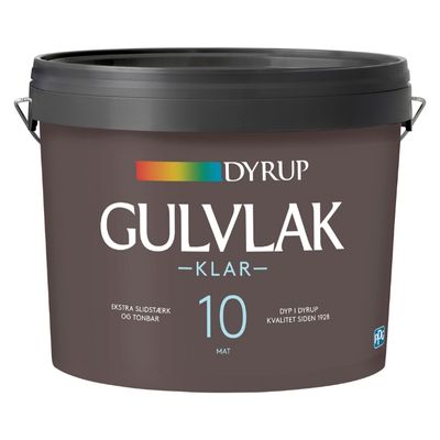 Dyrup Gulvlak Klar 10